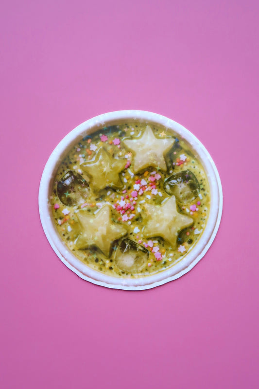 Sparkle Starry Matcha - Die Cut Sticker