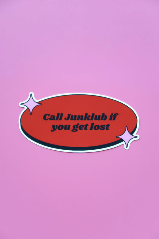 Call Junklub  - Die Cut Sticker